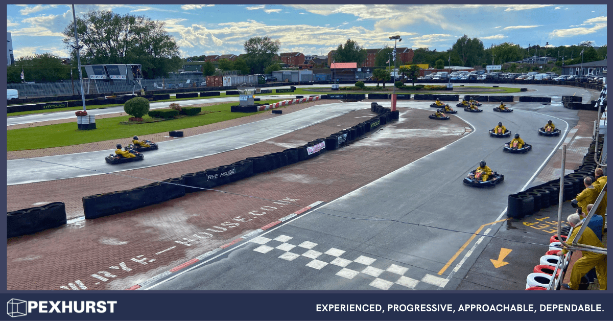Pexhurst Charitable Trust took Pole Position with £11,000 fundraised at Supply Chain Go Karting Event